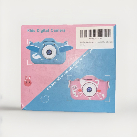 Kids Digital Camera Children LCD HD Rechargeable Pink Woof Good Dog New Open Box - Picture 3 of 5